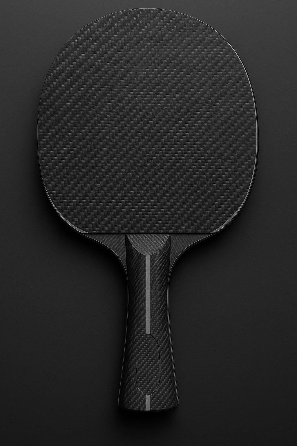 Raquete de tênis de mesa com fibra de carbono