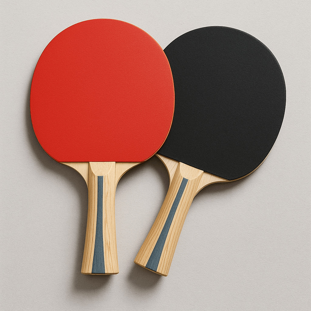 Raquetes de ping pong tradicionais